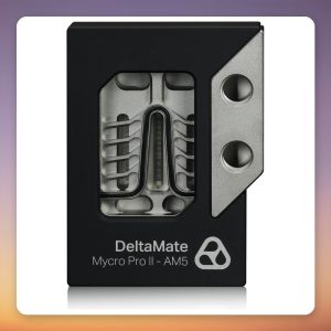 Thermal Grizzly DeltaMate CPU Block MPII AM5 Water Block, Black/Silver, ARGB