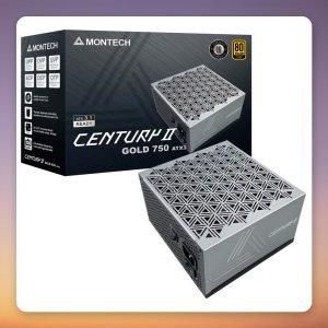 Montech Century II 750W 80 PLUS Gold ATX 3.1 Fully Modular PSU, Silver