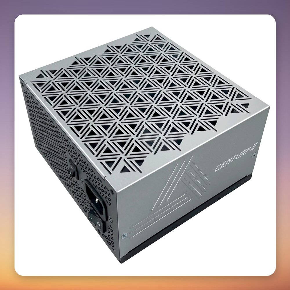 Montech Century II 750W 80 PLUS Gold ATX 3.1 Fully Modular PSU, Silver – image 2