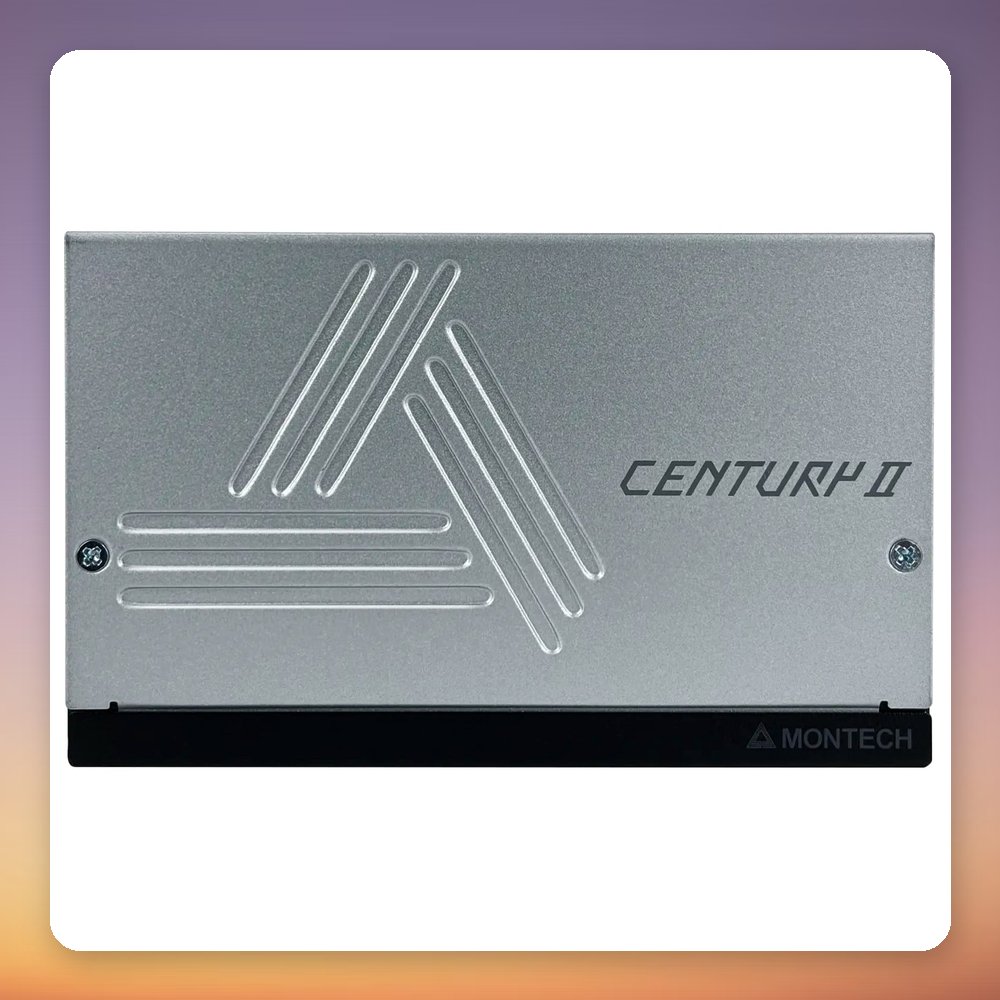 Montech Century II 750W 80 PLUS Gold ATX 3.1 Fully Modular PSU, Silver – image 4