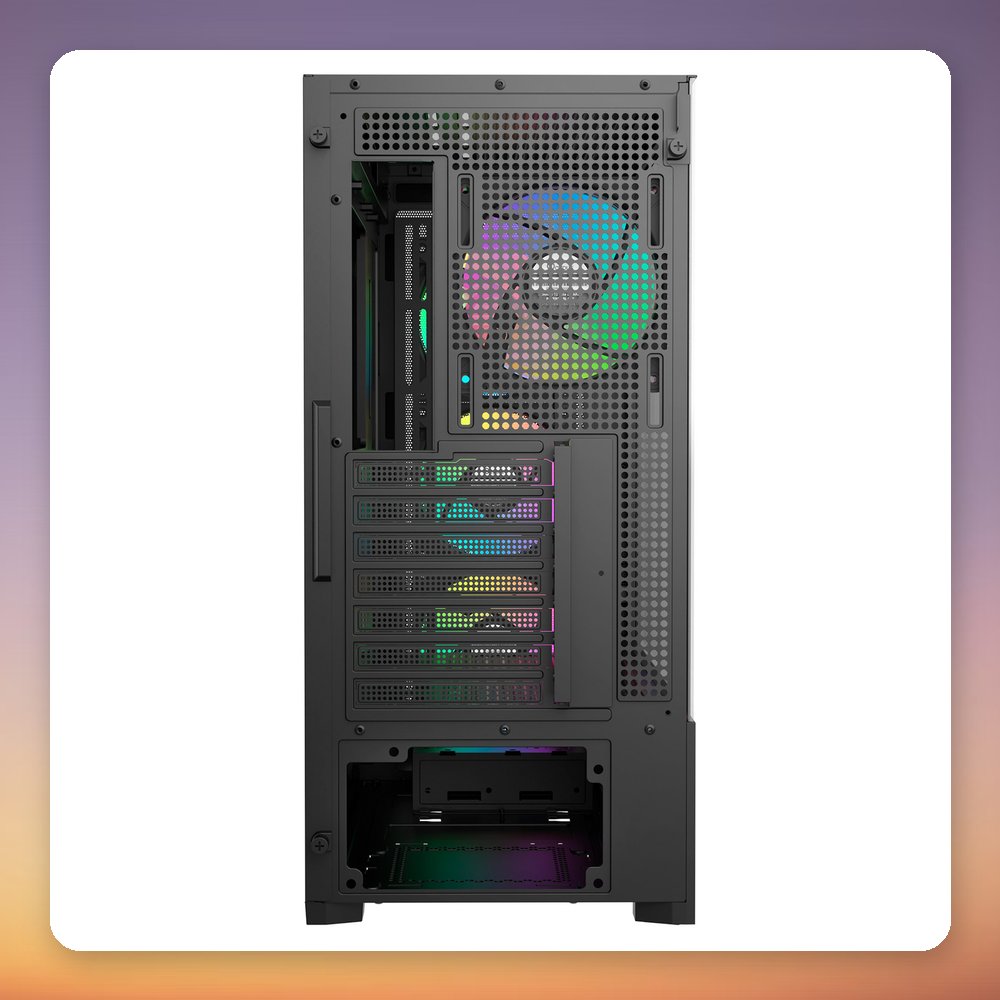 Ocypus Delta C70 ARGB Mid-Tower Case, Black, Panoramic Tempered Glass, E-ATX – image 4