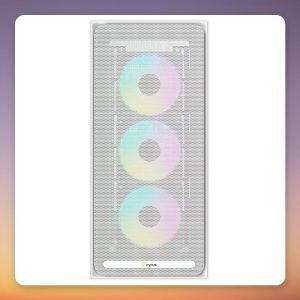 Ocypus Delta C70 ARGB Midi-Tower Case, White, Panoramic Glass, E-ATX