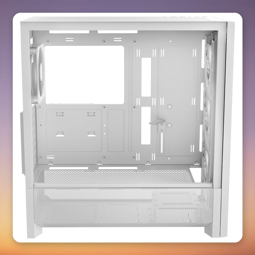 Ocypus Delta C70 ARGB Midi-Tower Case, White, Panoramic Glass, E-ATX – image 4