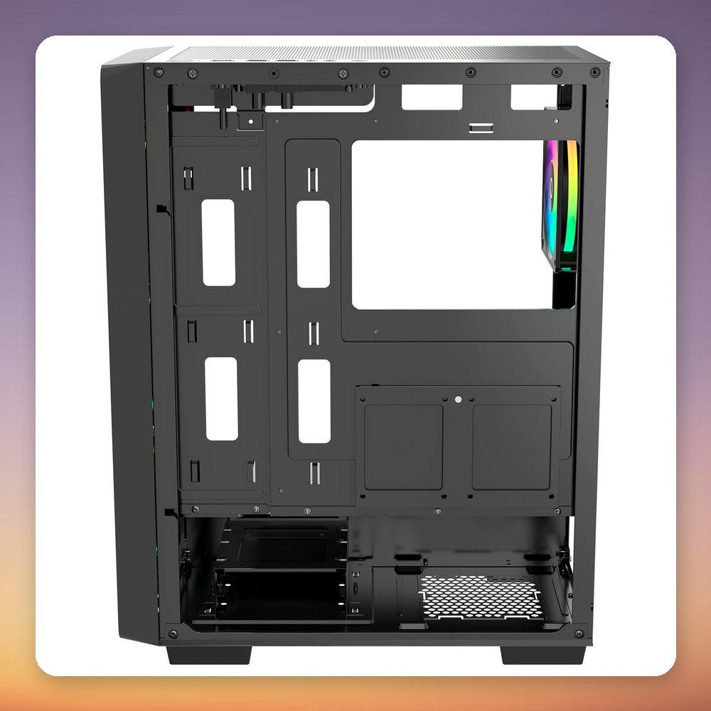 Ocypus Gamma C60 ARGB Mid-Tower ATX Case, Black, Tempered Glass – image 6
