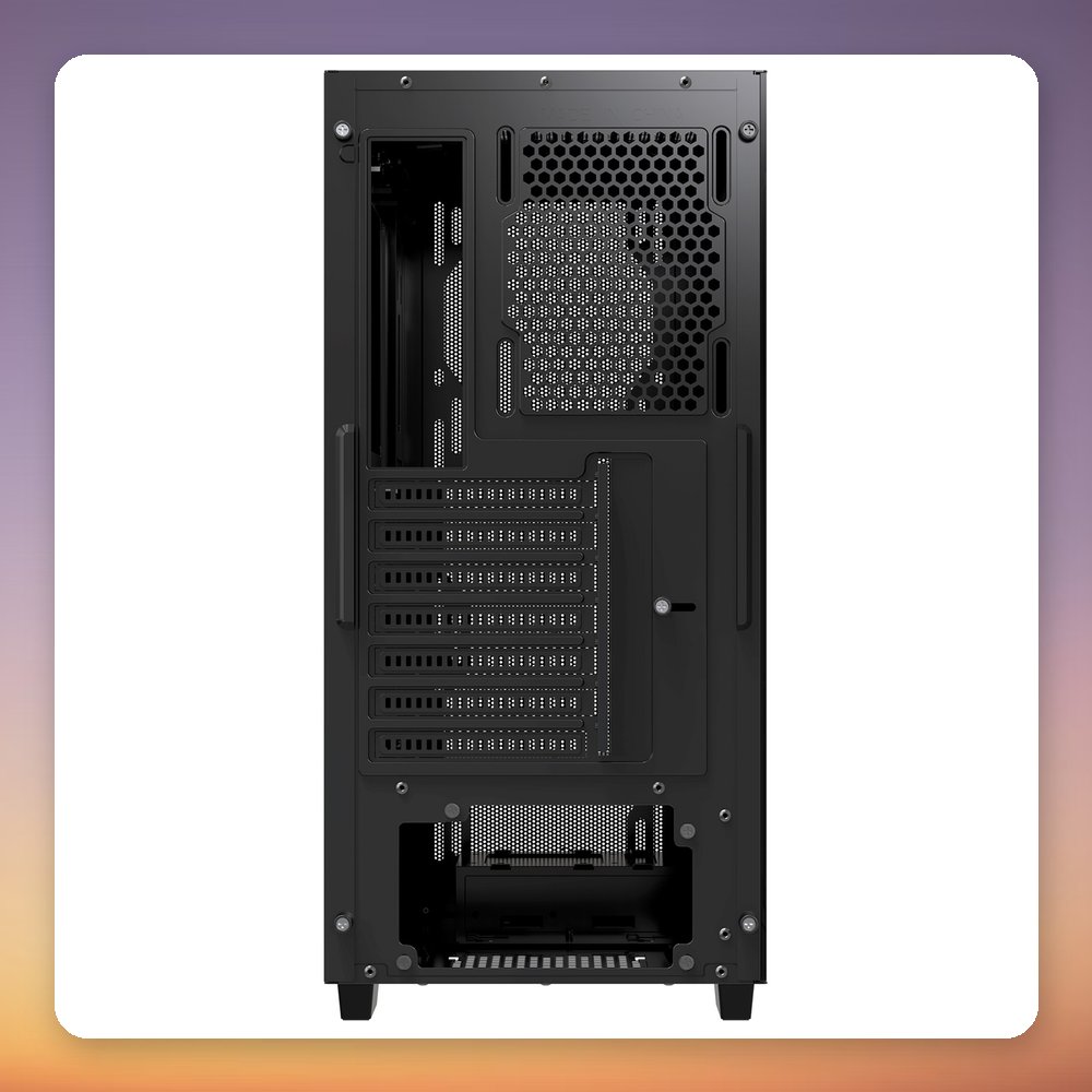 Ocypus Gamma C60 ATX Mid-Tower Case, Black, Tempered Glass, Mesh Front – image 4