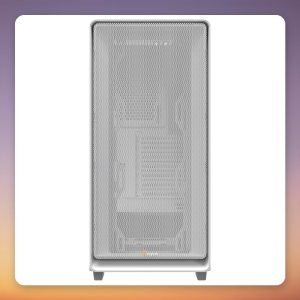 Ocypus Gamma C60 ATX Mid-Tower Case, White, Tempered Glass