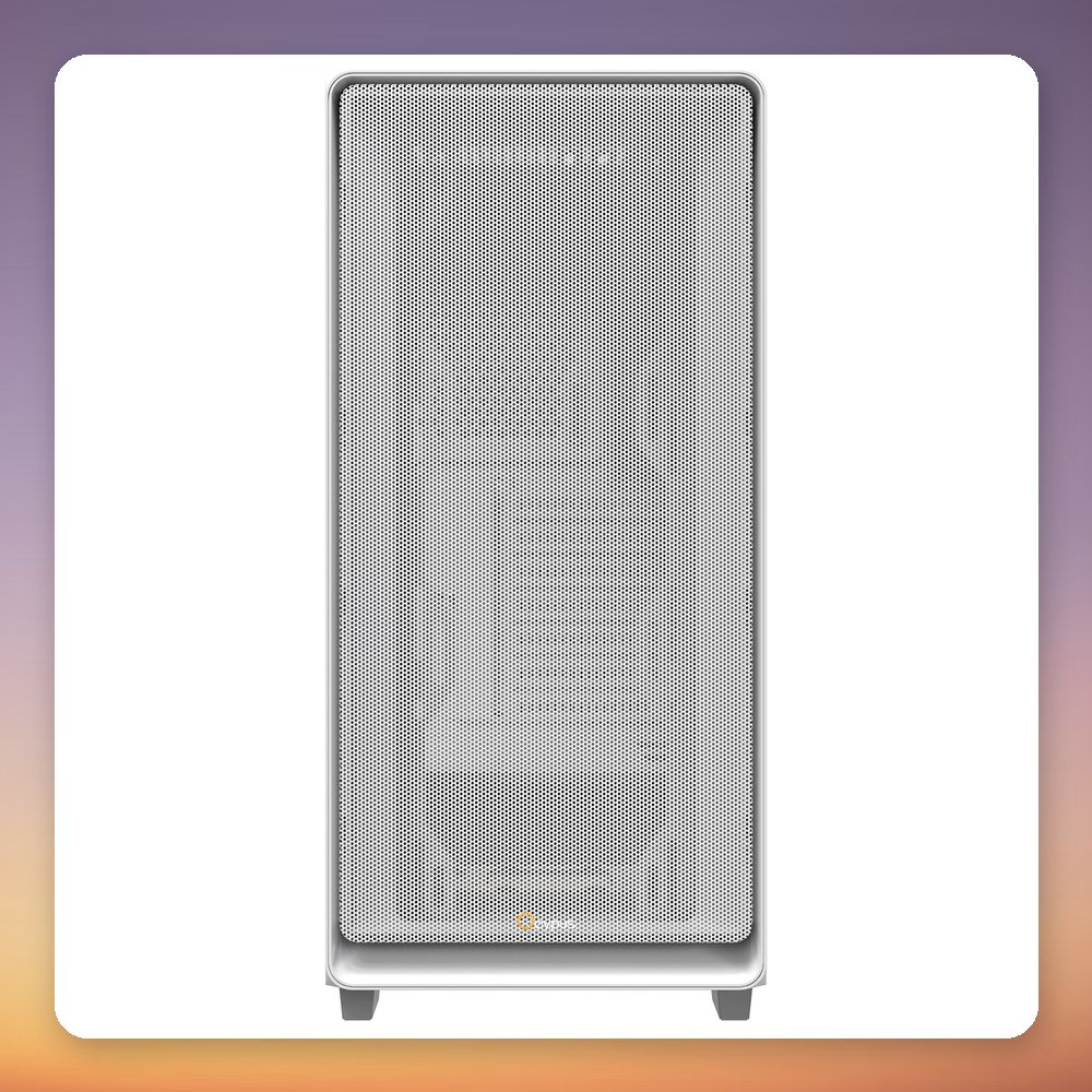 Ocypus Gamma C60 ATX Mid-Tower Case, White, Tempered Glass – image 2