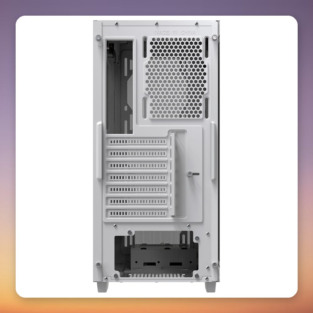 Ocypus Gamma C60 ATX Mid-Tower Case, White, Tempered Glass – image 6