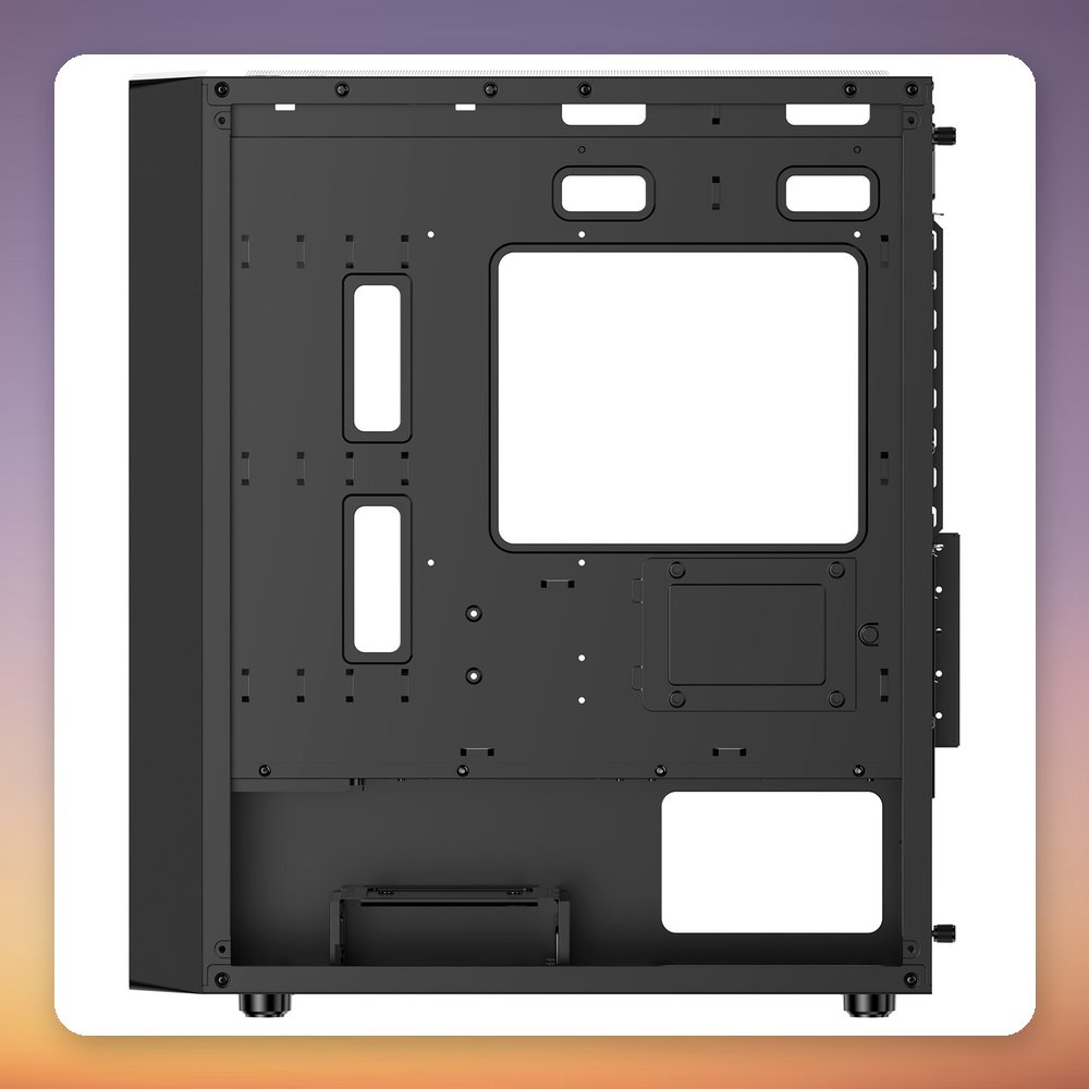 Ocypus Gamma C50 ARGB Micro-ATX Mini-Tower Case, Black, Tempered Glass – image 5