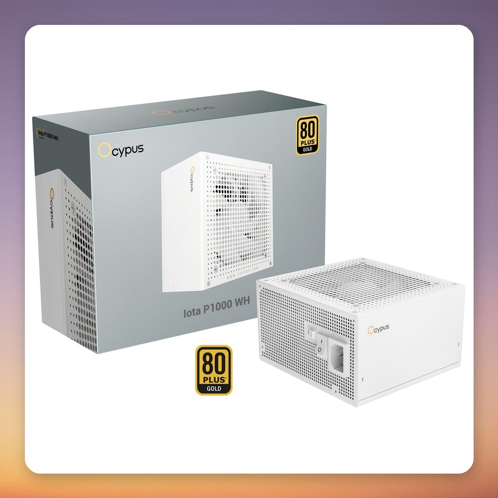 Ocypus Iota P1000 White 1000W 80 PLUS Gold ATX 3.1 PSU