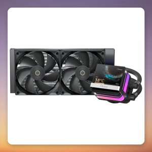 Ocypus Sigma L24 PRO 240 mm AIO Liquid CPU Cooler with 3.5″ IPS Display, Black