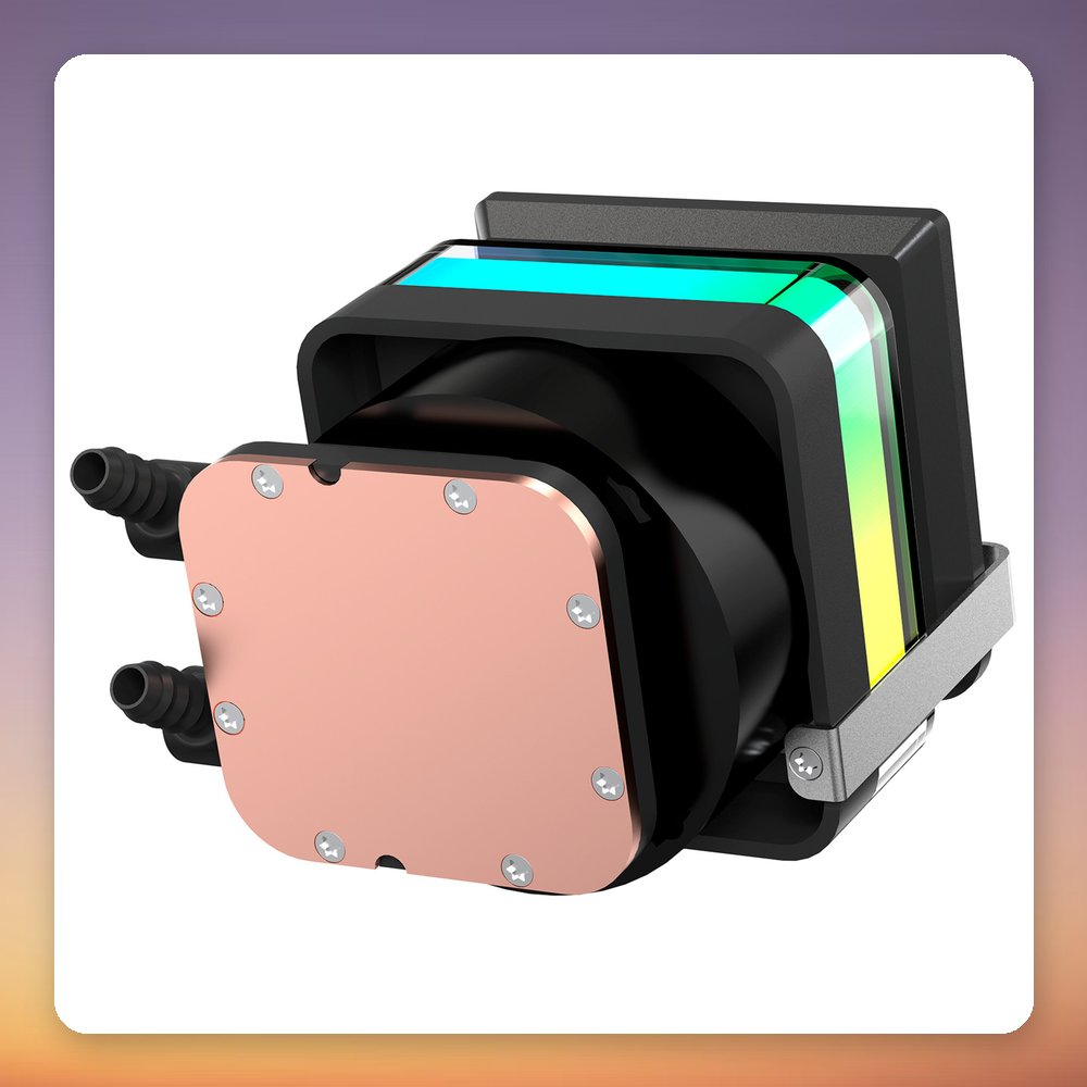 Ocypus Sigma L24 PRO 240 mm AIO Liquid CPU Cooler with 3.5" IPS Display, Black – image 5