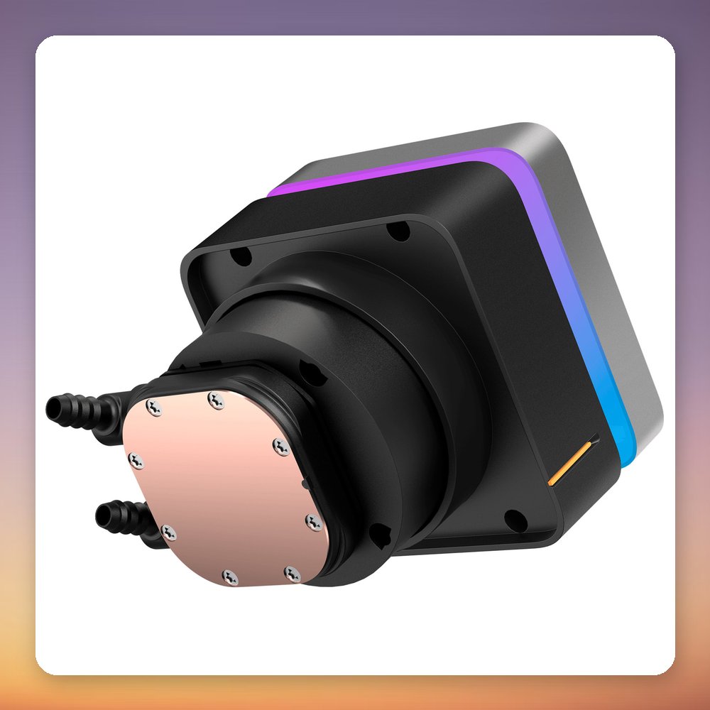 Ocypus Sigma L36 EX ARGB 360 mm AIO CPU Liquid Cooler with 3.95" IPS Display, Black – image 3