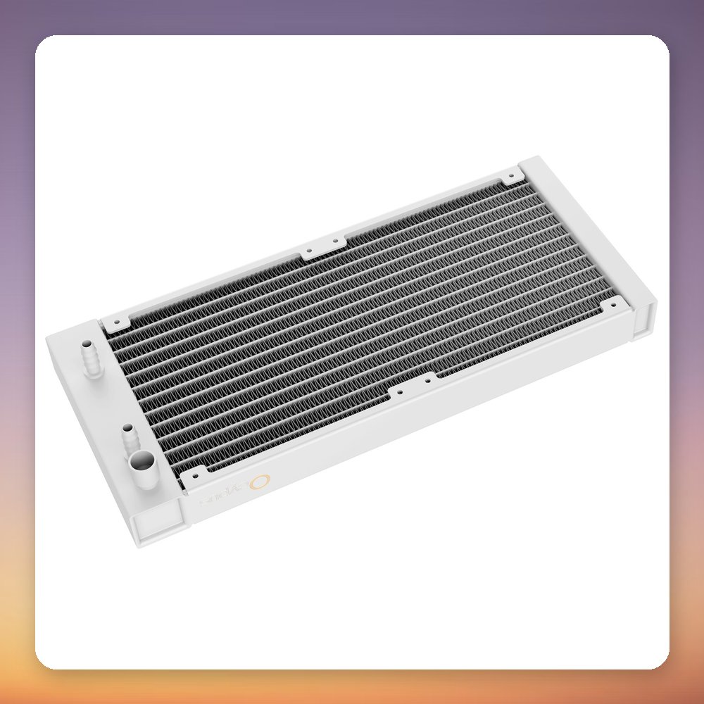 Ocypus Sigma L24 EX ARGB 240 mm AIO CPU Liquid Cooler with 3.95" IPS Display, White – image 4