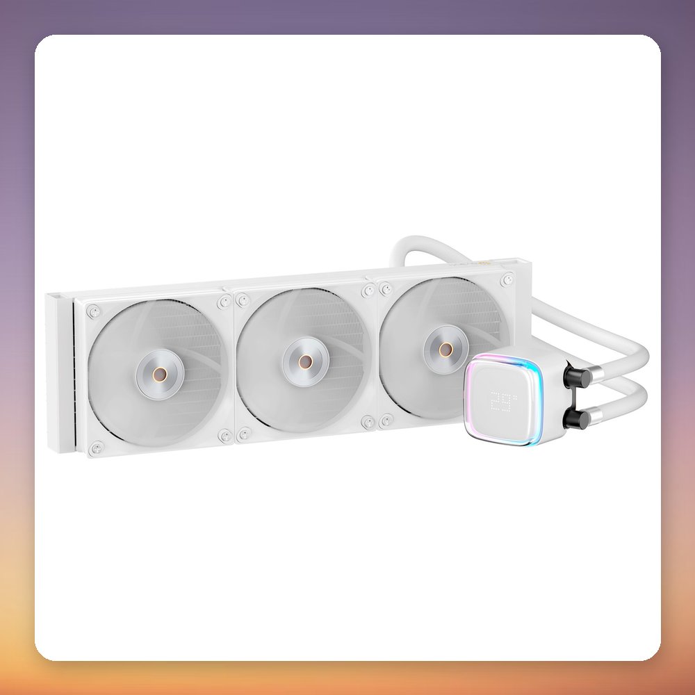 Ocypus Iota L36 360 mm AIO Liquid CPU Cooler, White, ARGB, LGA1851/AM5