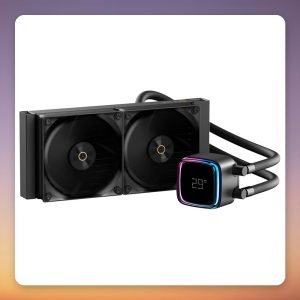 Ocypus Iota L24 240 mm AIO Liquid CPU Cooler, Black, ARGB, Intel & AMD