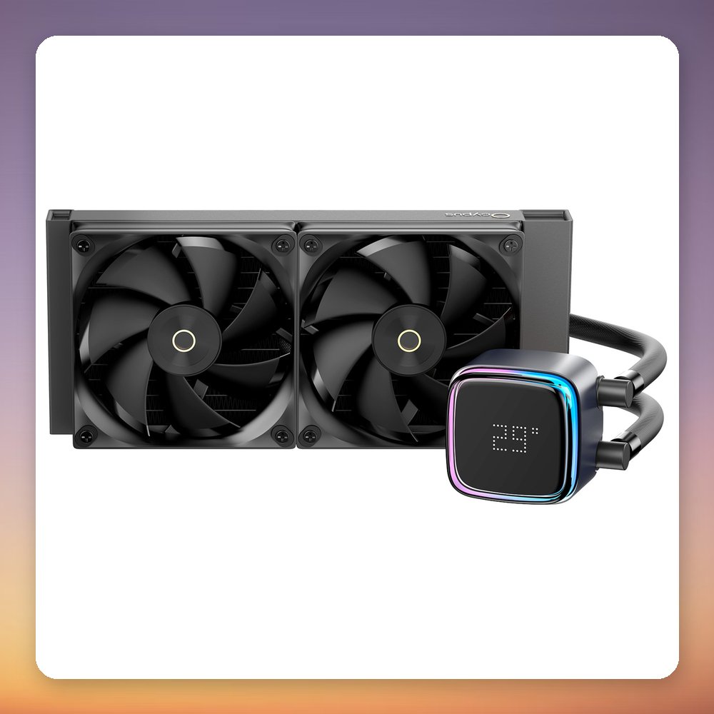 Ocypus Iota L24 240 mm AIO Liquid CPU Cooler, Black, ARGB, Intel & AMD – image 2
