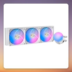 Ocypus Delta L36 ARGB V2 360 mm AIO Liquid CPU Cooler, White