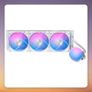 Ocypus Delta L36 ARGB V2 360 mm AIO Liquid CPU Cooler, White