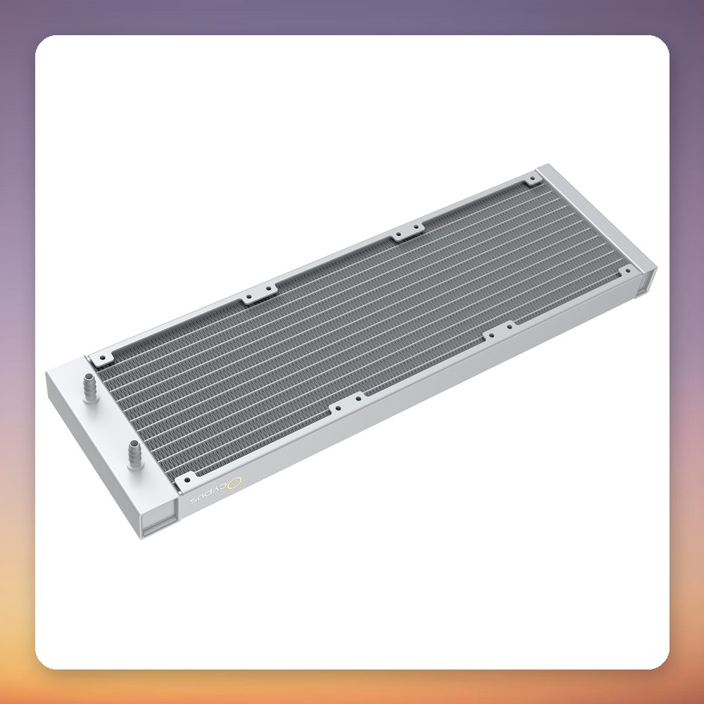 Ocypus Delta L36 ARGB V2 360 mm AIO Liquid CPU Cooler, White – image 5