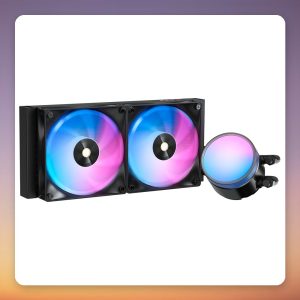 Ocypus Delta L24 ARGB V2 240 mm AIO Liquid CPU Cooler, Black