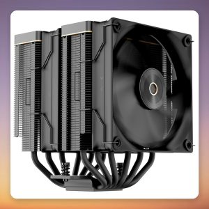 Ocypus Iota A62 120 mm Dual Tower CPU Air Cooler, Black, 260W TDP