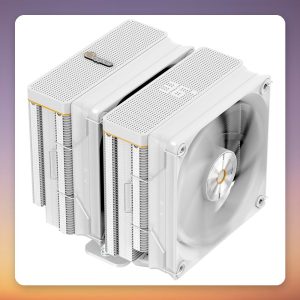 Ocypus Iota A62 120 mm Dual Tower CPU Air Cooler, White, 260W TDP