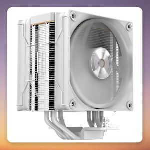 Ocypus Iota A40 Dual Fan 120 mm CPU Air Cooler, White, 220W TDP