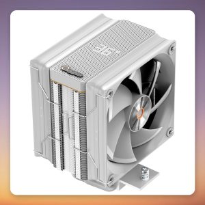 Ocypus Iota A40 Dual Fan 120 mm CPU Air Cooler, White, 220W TDP