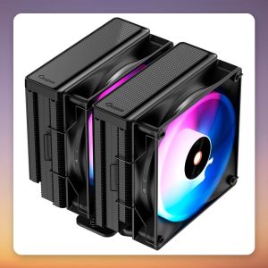 Ocypus Delta A62 ARGB 120 mm Dual Tower CPU Cooler, 260W TDP, Black