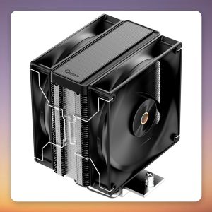 Ocypus Delta A40 Elite Dual Fan 120 mm CPU Air Cooler, 4 Heatpipes, Black