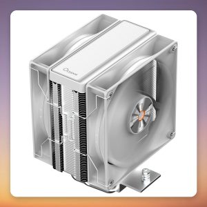 Ocypus Delta A40 Elite Dual Fan 120 mm CPU Air Cooler, White, 220W TDP