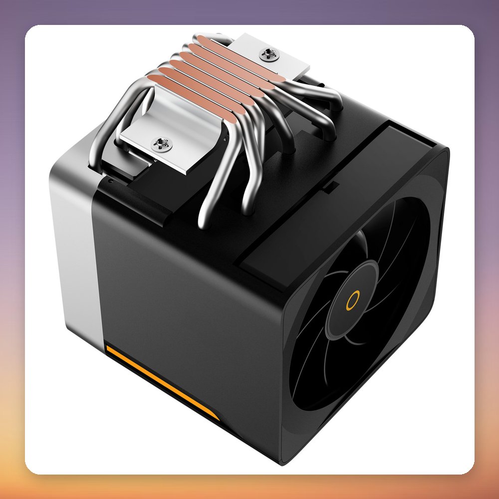 Ocypus Delta A62 EX Digital 120 mm Dual Tower CPU Cooler, Black – image 5