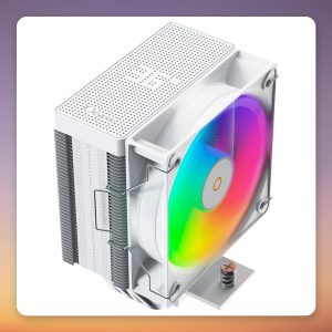 Ocypus Gamma A40 ARGB Digital 100 mm Single Tower CPU Cooler, White
