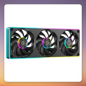 Ocypus Sigma F36 ARGB 3×120 mm PWM Fan, Black, 365 mm, FDB, 2200 RPM