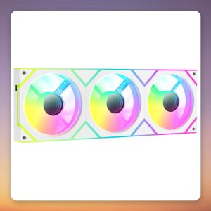 Ocypus Gamma F36 ARGB 360 mm Triple Fan Array, White, PWM