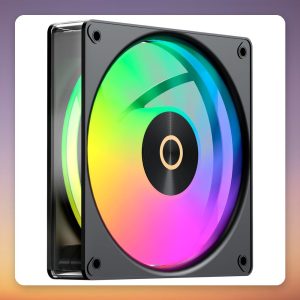 Ocypus Gamma F12 Elite ARGB 120 mm PWM Case Fans, Black, 3-Pack