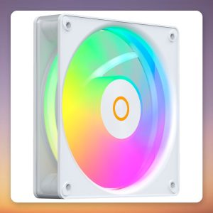 Ocypus Gamma F12 Elite ARGB 120 mm PWM Fan, White, 3-Pack