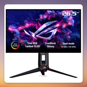 Asus ROG Swift OLED PG27UCWM 26.5″ 4K 240Hz/1080p 480Hz Dual Mode QD-OLED Gaming Monitor