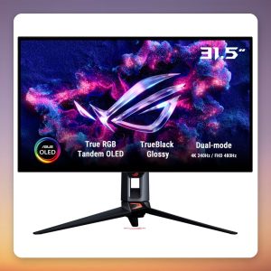 Asus ROG Swift OLED PG32UCWM 31.5" 4K QD-OLED Gaming Monitor, 240 Hz Dual Mode