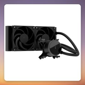 Fractal Design Radius 240 240 mm AIO CPU Liquid Cooler, Black, Intel LGA1700/1851 & AMD AM5