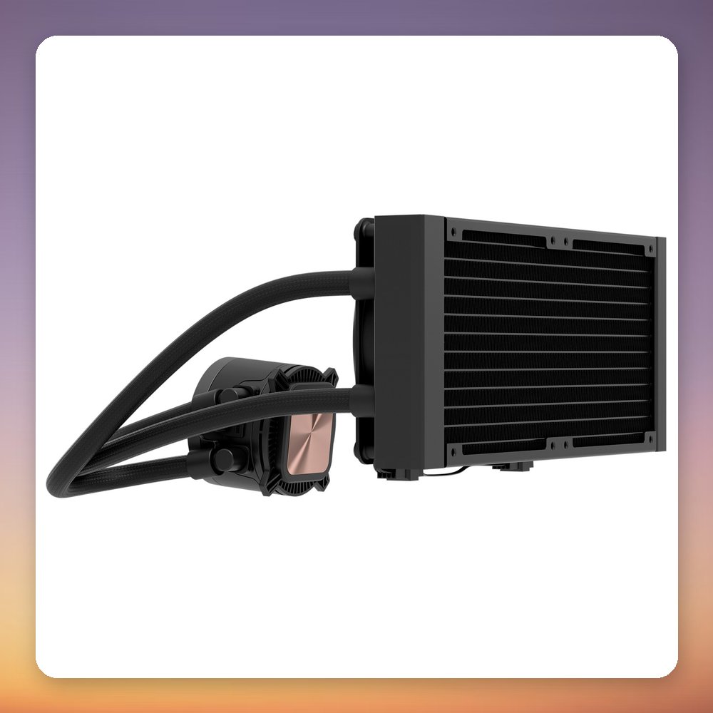 Fractal Design Radius 240 240 mm AIO CPU Liquid Cooler, Black, Intel LGA1700/1851 & AMD AM5 – image 2