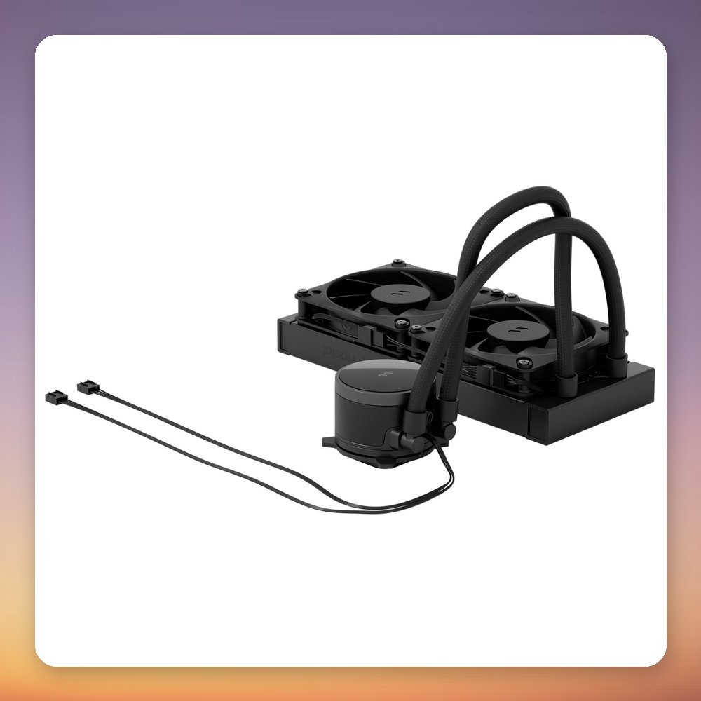 Fractal Design Radius 240 240 mm AIO CPU Liquid Cooler, Black, Intel LGA1700/1851 & AMD AM5 – image 3