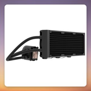 Fractal Design Radius 360 Black 360 mm AIO CPU Liquid Cooler, Intel & AMD