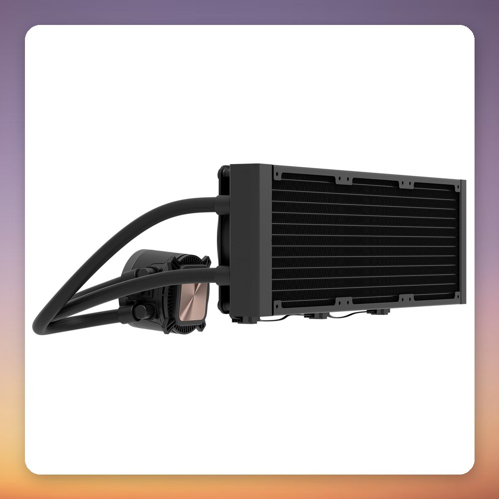 Fractal Design Radius 360 Black 360 mm AIO CPU Liquid Cooler, Intel & AMD