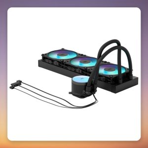 Fractal Design Radius 360 RGB 360 mm AIO Liquid CPU Cooler, Black
