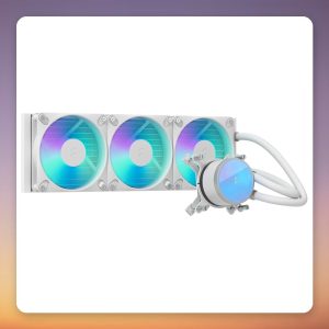 Fractal Design Radius 360 RGB White 360 mm AIO Liquid CPU Cooler