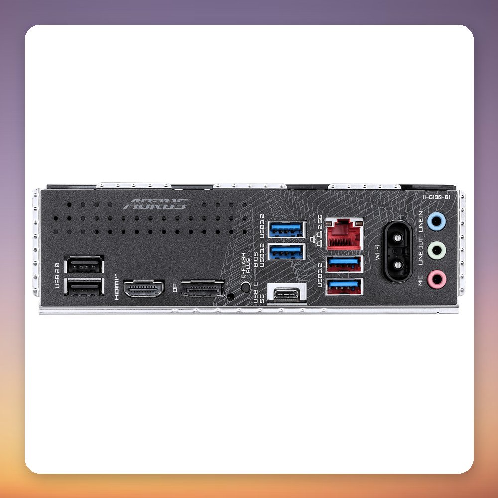 GigaByte B550M X AORUS ELITE WIFI7 AM4 Micro-ATX Motherboard, DDR4, Wi-Fi 7 – image 4