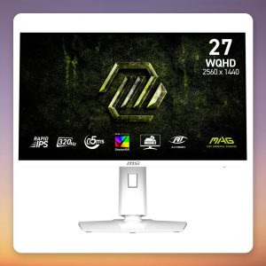 MSI MAG 274QRFWDE X32 27″ WQHD Rapid IPS 320Hz Gaming Monitor, White