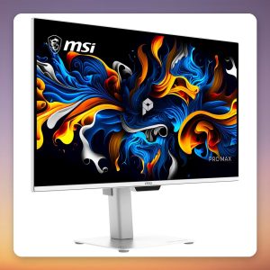 MSI PRO MAX 271UPXW12G 26.5" 4K QD-OLED Monitor, 120 Hz, White